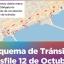 ESQUEMA DE TRANSITO PARA EL DESFILE POR LOS 140 AÑOS DE USHUAIA: MAIPÚ ESTARÁ CORTADA DE 8 A 17 HORAS Y PREFECTURA NAVAL SERÁ HABILITADA COMO DOBLE MANO